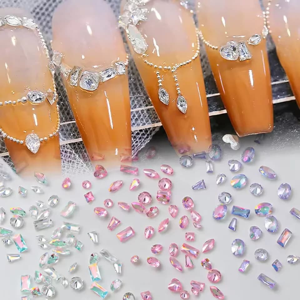 ShimmerSoul Dazzling Zircon Nail Art Rhinestone Mini thumbnail 2